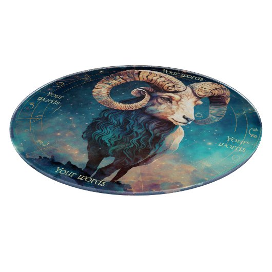 Erstellen Sie Ihr eigenes Himmelsaries Glass Altar Schneidebrett (Ecke)