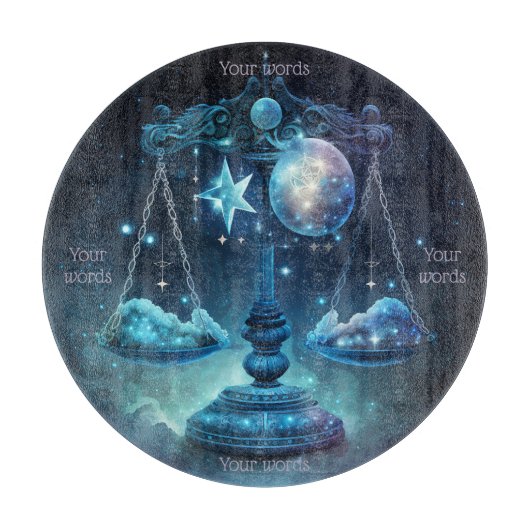 Erstellen Sie Ihr eigenes Himmelsglas-Altar-Board Schneidebrett (Vorderseite)