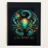 Erstellen Sie Ihr eigenes Himmelskrebs Zodiac Planer (Vorderseite)