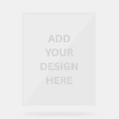 Erstellen Sie Ihr eigenes hochwertiges Acrylzeiche Acrylschild (Vorderseite)