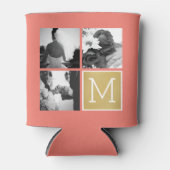 Erstellen Sie Ihr eigenes Hochzeitfoto Collage Mon Dosenkühler (Vorderseite)