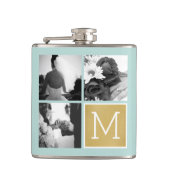 Erstellen Sie Ihr eigenes Hochzeitfoto Collage Mon Flachmann (Vorderseite)