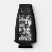 Erstellen Sie Ihr eigenes Hochzeitfoto Collage Mon Flaschenkühler (Vorderseite)