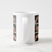 Erstellen Sie Ihr eigenes Hochzeitfoto Collage Mon Jumbo-Tasse (Rückseite)