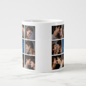 Erstellen Sie Ihr eigenes Hochzeitfoto Collage Mon Jumbo-Tasse (Vorderseite)