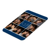 Erstellen Sie Ihr eigenes Hochzeitfoto Collage Mon Magnet (Linke Seite)