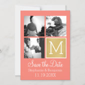 Erstellen Sie Ihr eigenes Hochzeitfoto Collage Mon Magneteinladung (Vorderseite)