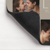 Erstellen Sie Ihr eigenes Hochzeitfoto Collage Mon Mousepad (Ecke)