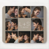 Erstellen Sie Ihr eigenes Hochzeitfoto Collage Mon Mousepad (Vorne)