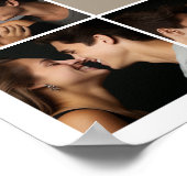 Erstellen Sie Ihr eigenes Hochzeitfoto Collage Mon Poster (Ecke)