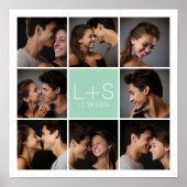 Erstellen Sie Ihr eigenes Hochzeitfoto Collage Mon Poster (Vorne)