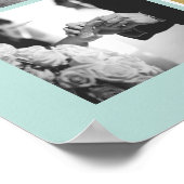 Erstellen Sie Ihr eigenes Hochzeitfoto Collage Mon Poster (Ecke)