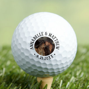 Erstellen Sie Ihr eigenes Hochzeitsfoto Golfball