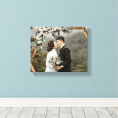 Erstellen Sie Ihr eigenes Hochzeitssemble Leinwanddruck (Insitu (Holzboden))