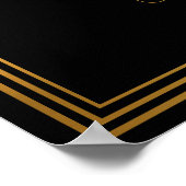 Erstellen Sie Ihr eigenes Hochzeitszeichen im Art Poster (Ecke)