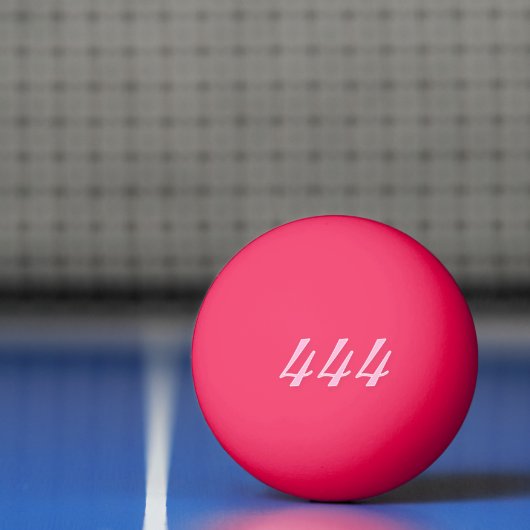Erstellen Sie Ihr eigenes Hot Pink 444 Tischtennisball (Netto)