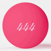 Erstellen Sie Ihr eigenes Hot Pink 444 Tischtennisball (Vorderseite)