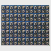 Erstellen Sie Ihr eigenes Hund-4-Foto Geschenkpapier (Flach)