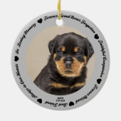 Erstellen Sie Ihr eigenes Hundeschema für Haustier Keramik Ornament (Hinten)