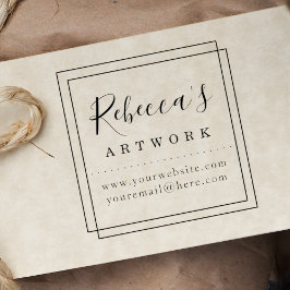 Erstellen Sie Ihr eigenes Individuelle Name-Artwor Gummistempel