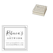 Erstellen Sie Ihr eigenes Individuelle Name-Artwor Gummistempel (Stempel)