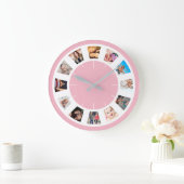 Erstellen Sie Ihr eigenes individuelles 12-Foto Co Große Wanduhr (Zuhause)