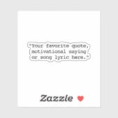 Erstellen Sie Ihr eigenes individuelles Angebot Aufkleber (Blatt)