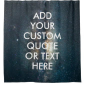 Erstellen Sie Ihr eigenes individuelles Angebot Duschvorhang (Vorderseite)