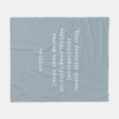 Erstellen Sie Ihr eigenes individuelles Angebot Fleecedecke (Vorderseite (Horizontal))