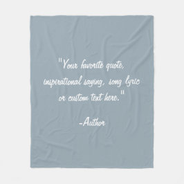 Erstellen Sie Ihr eigenes individuelles Angebot Fleecedecke