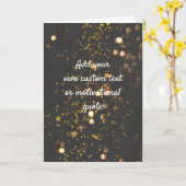 Erstellen Sie Ihr eigenes individuelles Angebot - Karte (Gelbe Blume)