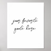 Erstellen Sie Ihr eigenes individuelles Angebot Mo Poster (Vorne)