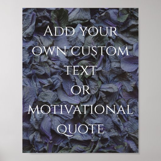 Erstellen Sie Ihr eigenes individuelles Angebot Poster (Vorne)