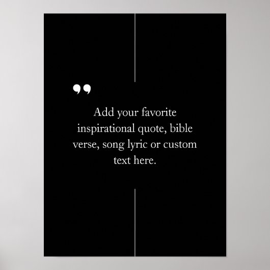 Erstellen Sie Ihr eigenes individuelles Angebot Poster (Vorne)