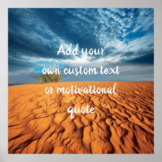 Erstellen Sie Ihr eigenes individuelles Angebot -  Poster (Vorne)