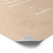 Erstellen Sie Ihr eigenes individuelles Angebot Poster (Ecke)