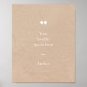 Erstellen Sie Ihr eigenes individuelles Angebot Poster (Vorne)