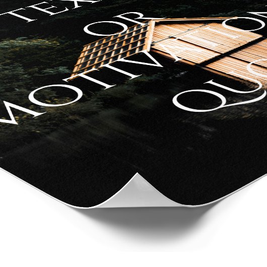 Erstellen Sie Ihr eigenes individuelles Angebot Poster (Ecke)