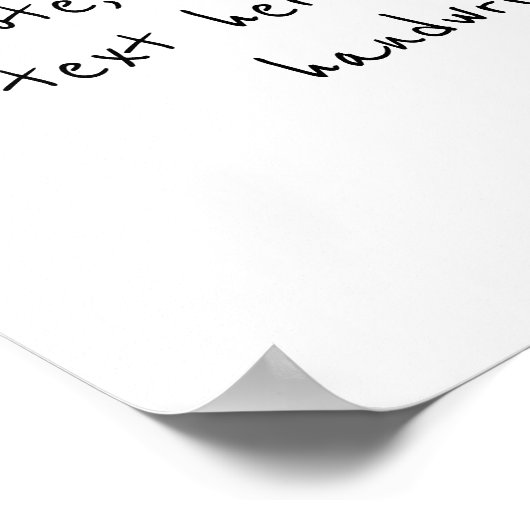 Erstellen Sie Ihr eigenes individuelles Angebot Poster (Ecke)