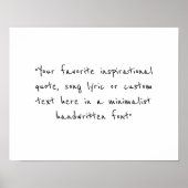 Erstellen Sie Ihr eigenes individuelles Angebot Poster (Vorne)