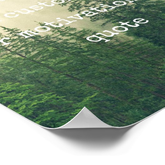 Erstellen Sie Ihr eigenes individuelles Angebot - Poster (Ecke)