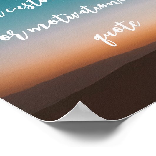 Erstellen Sie Ihr eigenes individuelles Angebot Poster (Ecke)