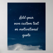 Erstellen Sie Ihr eigenes individuelles Angebot - Poster (Vorne)