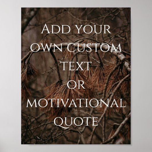 Erstellen Sie Ihr eigenes individuelles Angebot Poster (Vorne)