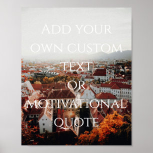 Erstellen Sie Ihr eigenes individuelles Angebot Poster