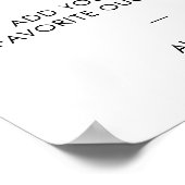 Erstellen Sie Ihr eigenes individuelles Angebot Poster (Ecke)