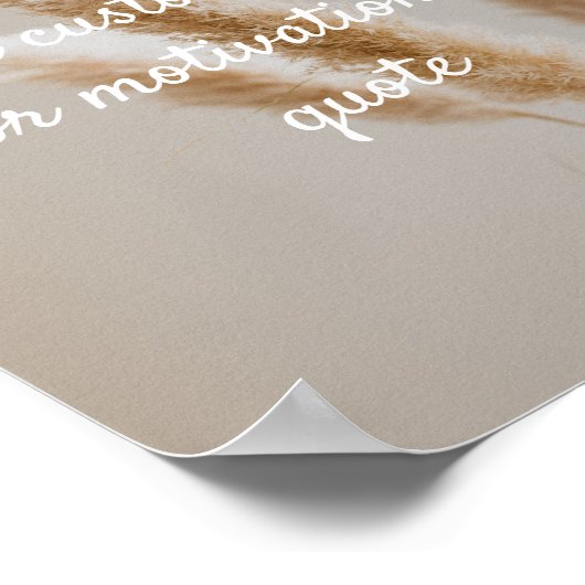 Erstellen Sie Ihr eigenes individuelles Angebot -  Poster (Ecke)