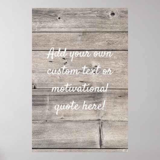 Erstellen Sie Ihr eigenes individuelles Angebot Poster (Vorne)