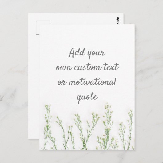 Erstellen Sie Ihr eigenes individuelles Angebot - Postkarte (Vorne/Hinten)