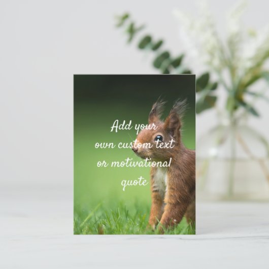 Erstellen Sie Ihr eigenes individuelles Angebot - Postkarte (Stehend Vorderseite)